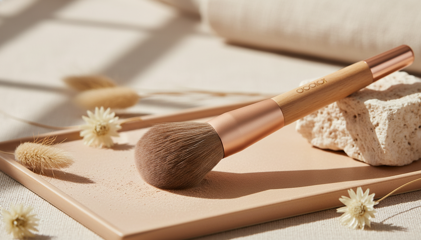 Airy Powder Finish: Large Soft Synthetic Makeup Brush