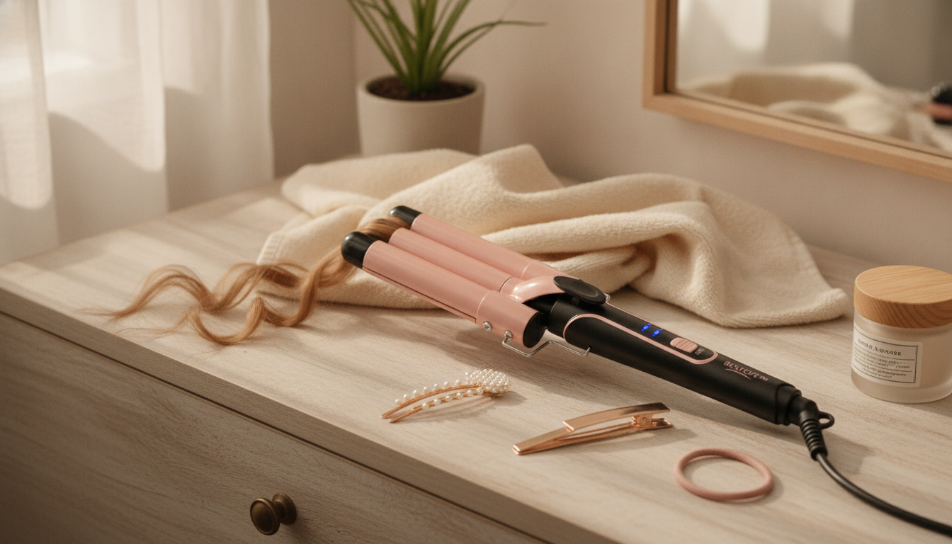 5-in-1 Waver Set: 3-Barrel Waves, Crimps & Curls Fast