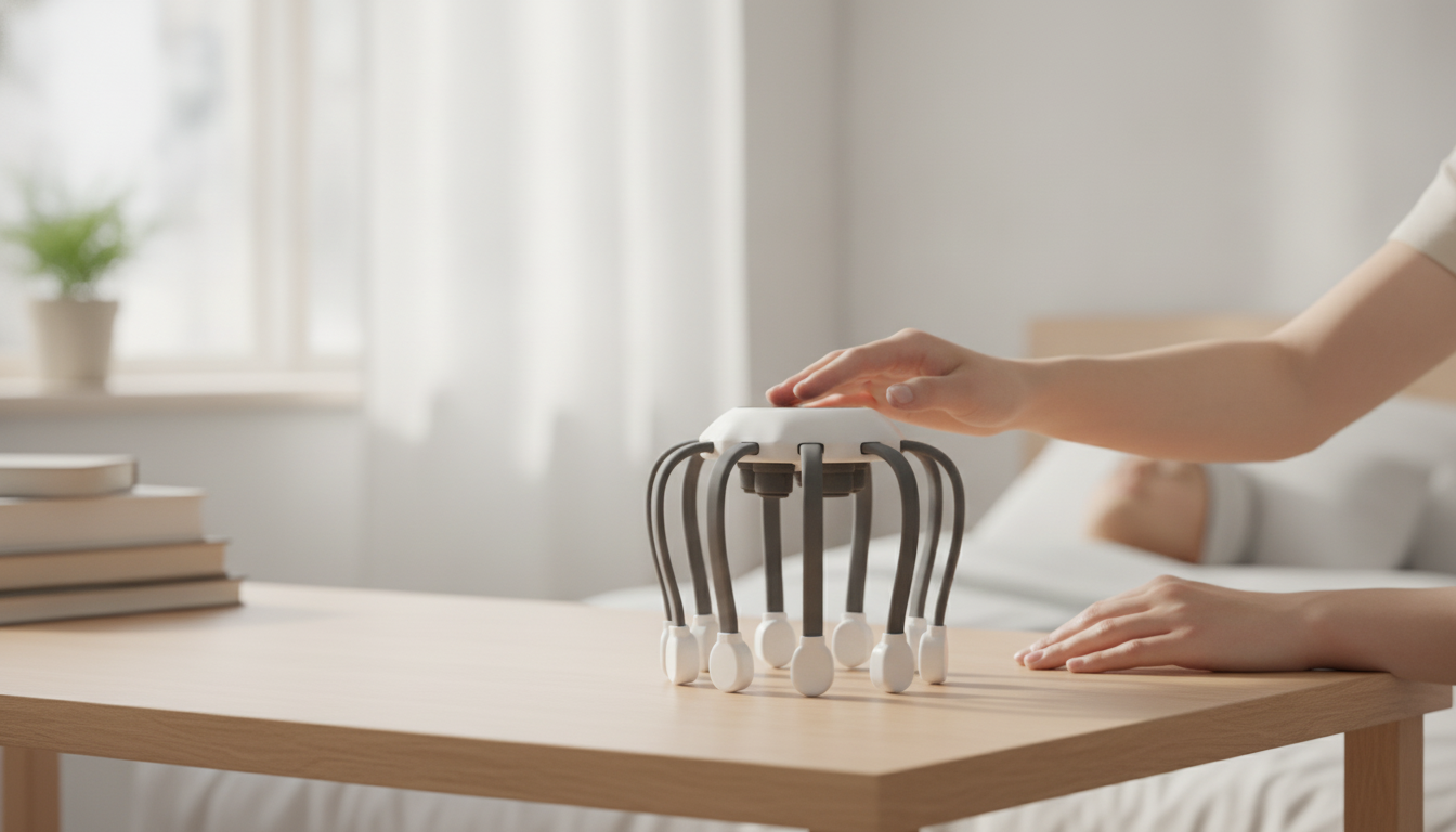 Electric Octopus Claw Head Massager: Quick Scalp Calm